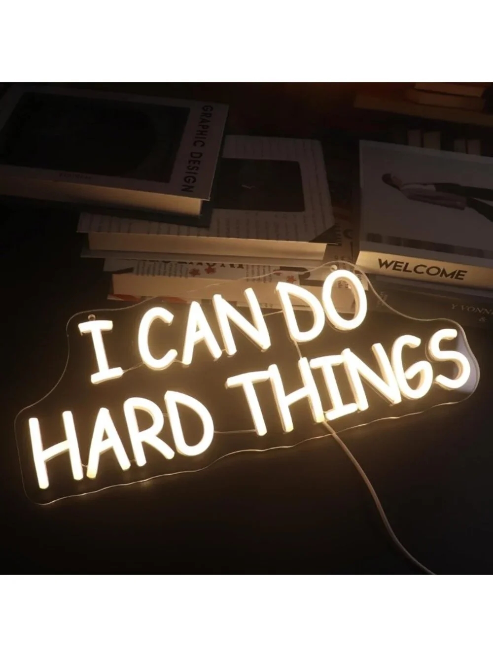 LED Neon Wall Sign - Inspirational Quotes Decor for Kids' Room & Playroom